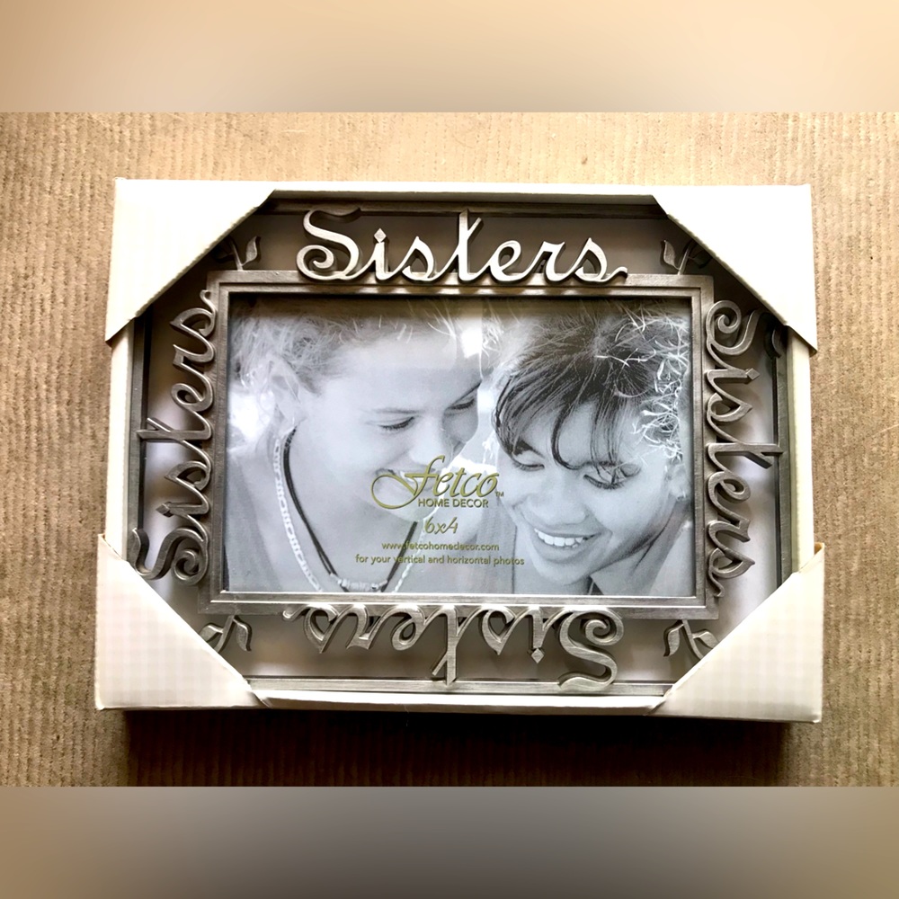 6 x 4 metal photo frame